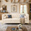 Canapé 78,5 po en similicuir Chesterfield-133661399