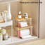 3-Pack Under Sink Stackable Trash Bag Holders With Bamboo Lids, Plastic Dispenser For Kitchen, Pantry, Or Laundry Room