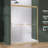 68 To 72 In. W X 75 In. H Double Sliding Shower Door In Brushed Gold Bypass Alcove Shower Door With Clear Glass-122073609