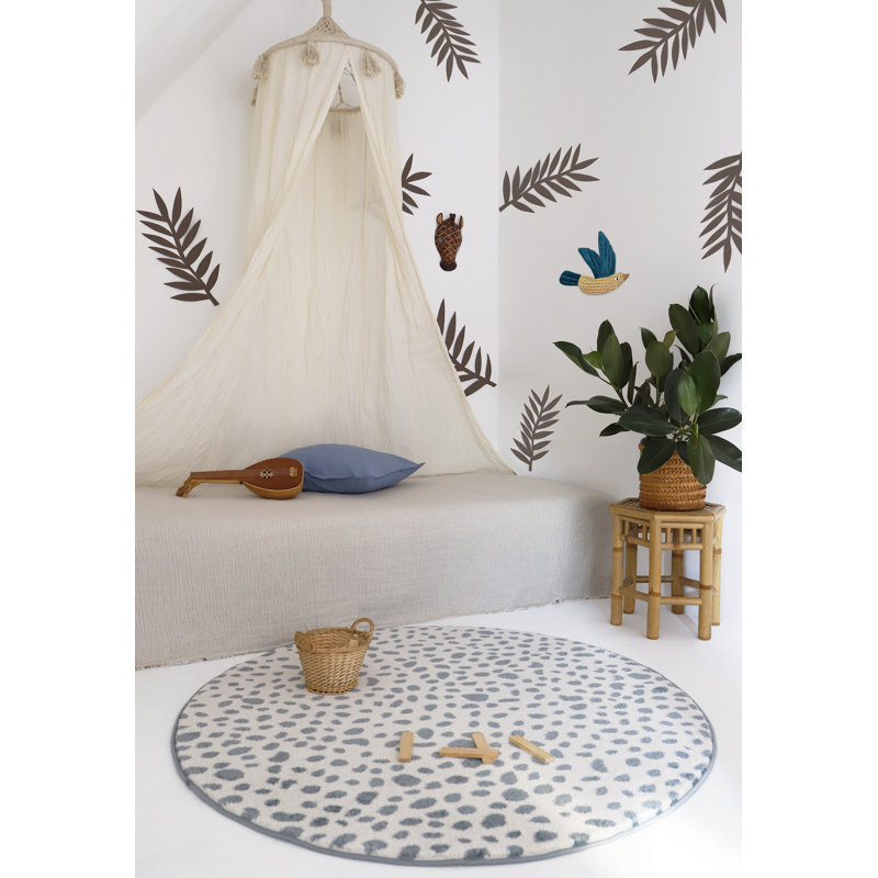 Cofer Tufted White/Grey Rug