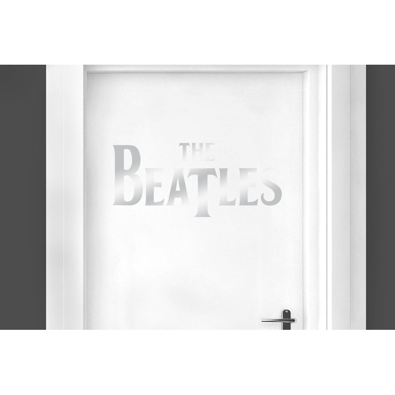 Wall Decal, Shiny Silver