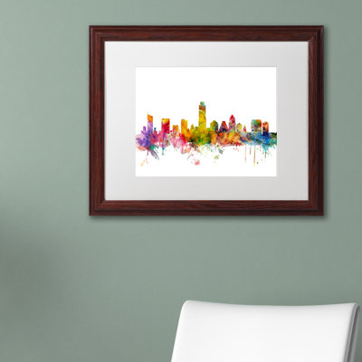 Horizon austin texas, impression encadrée