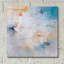Art mural en verre épique «Veiled Dance» par Karen Hale, 12 po x 12 po