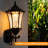 Solar Wall Light Outdoor Classic Black(set Of 2)-1118080273