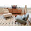 Chaise d'appoint rembourrée avec pieds en bois-130040398-130040396