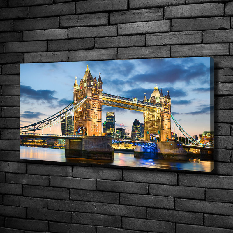 Tower Bridge London - No Frame Print on Canvas