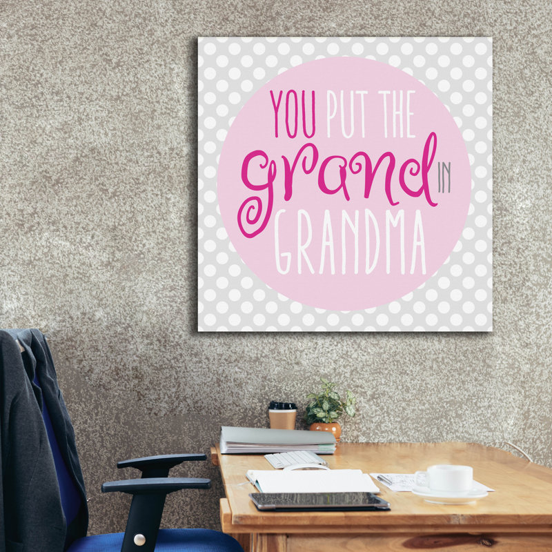  «Grandma 3» par Erin Clark, art mural sur toile, 37 po x 37 po, H 37 po x l 37 po x P 1,5 po