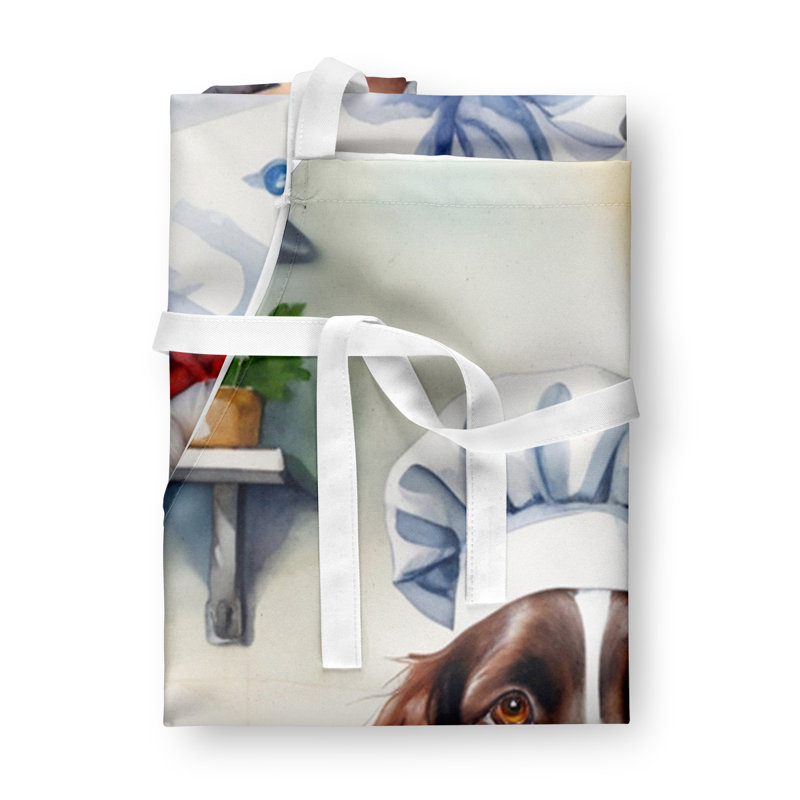 No Pattern Bib Apron