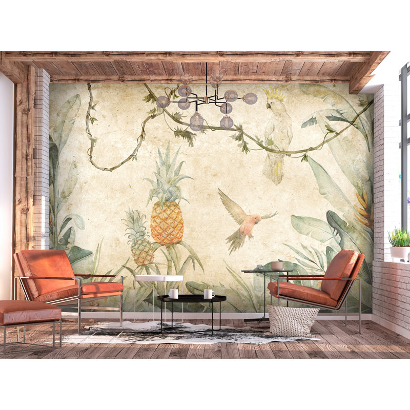 Floral Roll, 41.3" L x 59.1" W