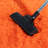 Solid Rug Soft Fluffy Orange Indoor Area Rug for Living Room Bedroom Nursery Kids Room-805677152-835077181