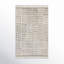 Benjamin Geometric Hand Knotted Ivory/Sky Area Rug-1167330473