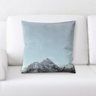 Microsuede Reversible Throw Pillow