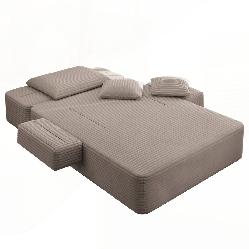 Très grand canapé-lit, canapé-lit convertible, canapé-lit multifonctionnel sans cadre pour appartement, cinéma maison, chambre d'amis