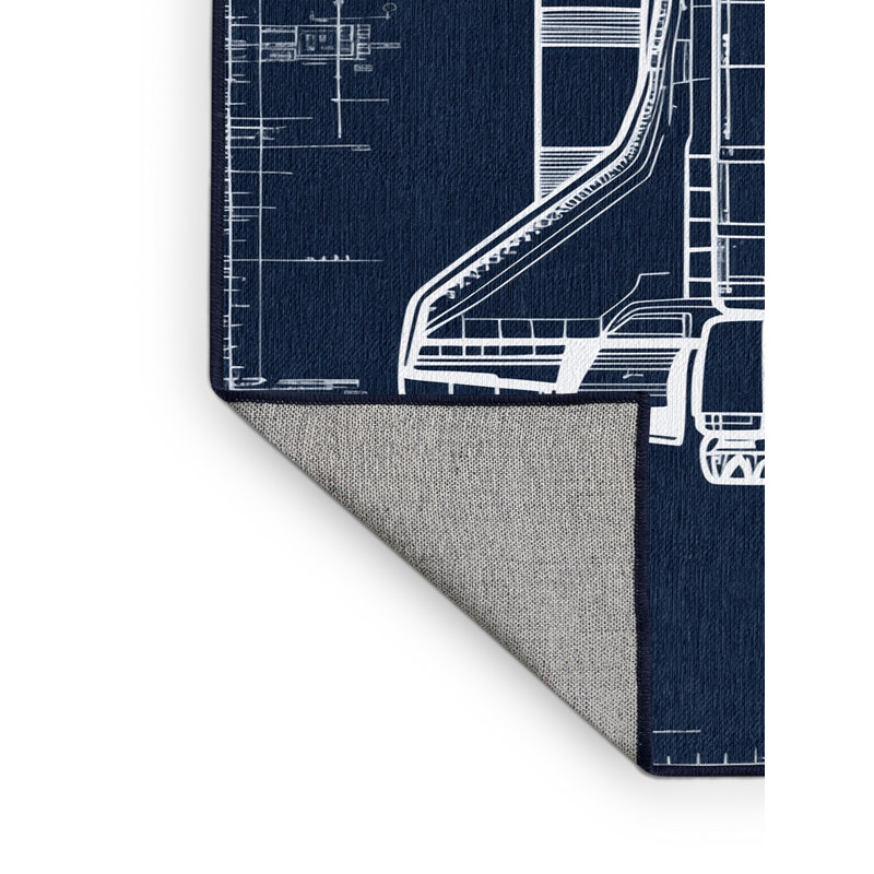Machine Washable Space Gray Area Rug, Round 3'