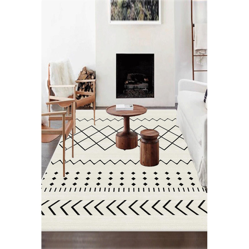 Tapis Derak avec envers antidérapant, Tapis de couloir 3 pi 3 po x 8 pi 2 po