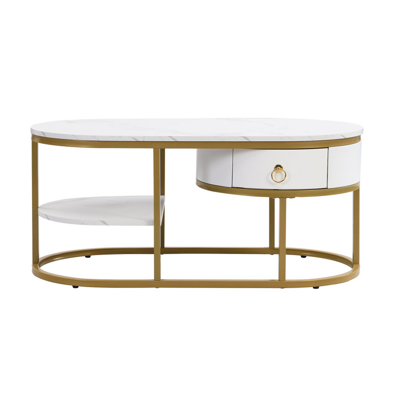 Auvil Frame Coffee Table with Storage