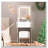 Small Space Makeup Vanity with Stool
