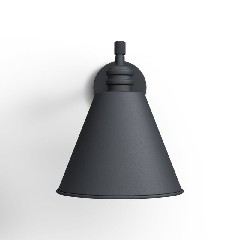 Cidni Steel Swing Arm Sconce, Black