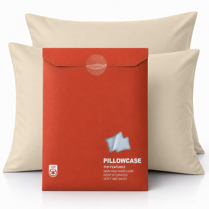 Supersoft Microfiber Pillowcases - Durable, Wrinkle Resistant & Easy Care , Cream