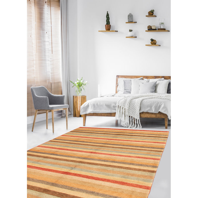 Tapis multicolore 6 pi 0 po x 9 pi 1 po Finha Peshawar Ziegler