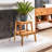 Acacia Wood Two Steps Stool Small  Rectangle