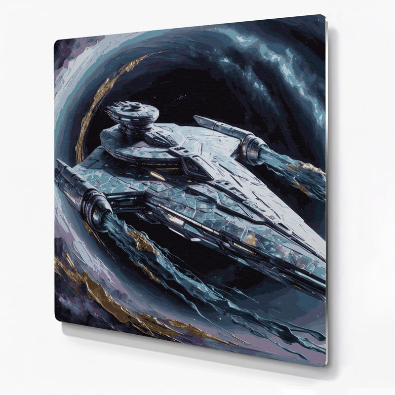 Art mural gris Sci Fi Interstellar