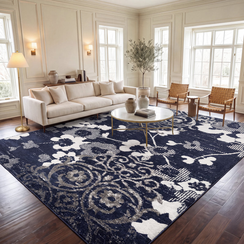 Tapis floral Mehl, Rectangle 10 pi x 14 pi