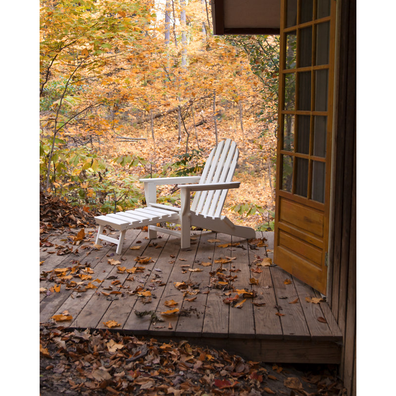 Chaise Adirondack d'extérieur en PEHD Classics, Blanc
