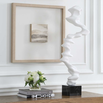  Sculpture flux intérieur / extérieur blanc