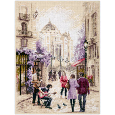  Counted Cross-Stitch Kit Street Musicians 250-332