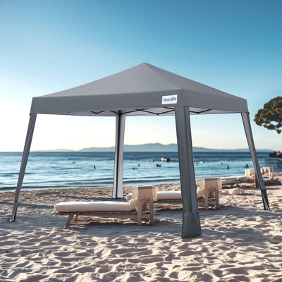Tente escamotable légère et polyvalente 10 x 10 po Quictent, portable et polyvalente pour la plage et les événements sportifs, installation facile