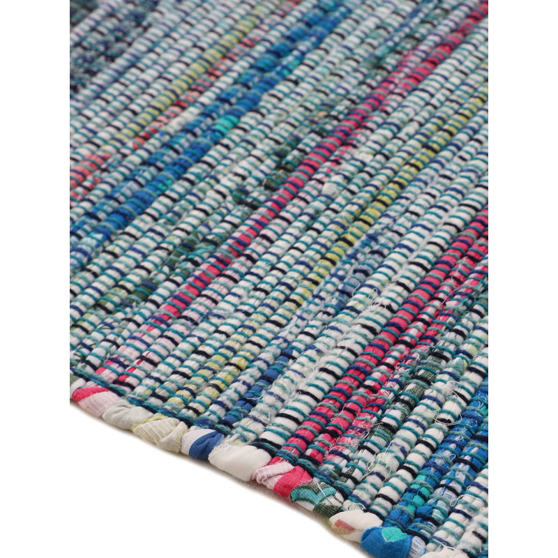 Chindi Hand Woven Kilim Blue Rug, Rectangle 200 x 290cm