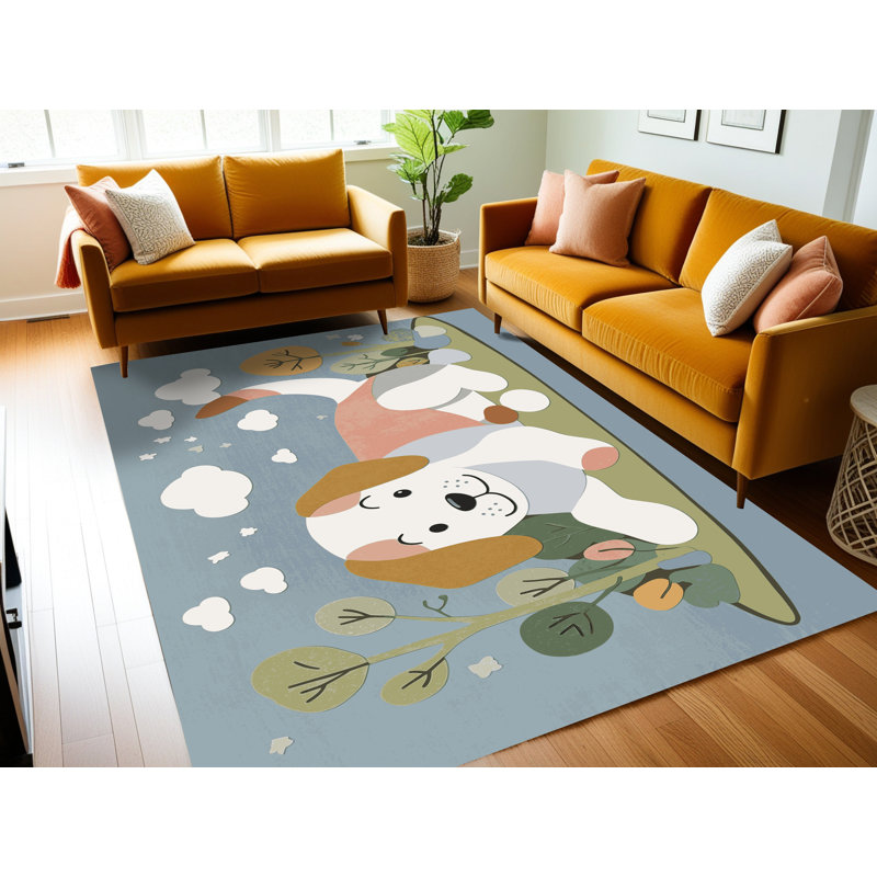 Tapis pour enfants East Urban Home, Rectangulaire 2 pi x 3 pi