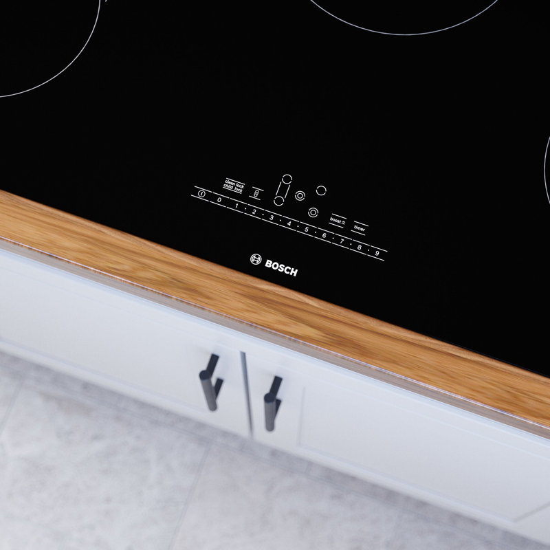 800 Series 36" Electric Cooktop with 2 Elements, Black
