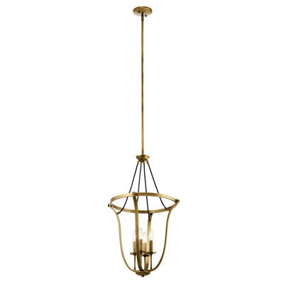 Luminaire suspendu en forme de urne unique / remarquable à 4 lumières Epes