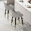 Tabouret de bar rembourré avec structure en métal (ensemble de 2 tabourets de bar)-153815760