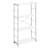 And Chrome 4-Tier Rectangular Bookshelf-1486709670