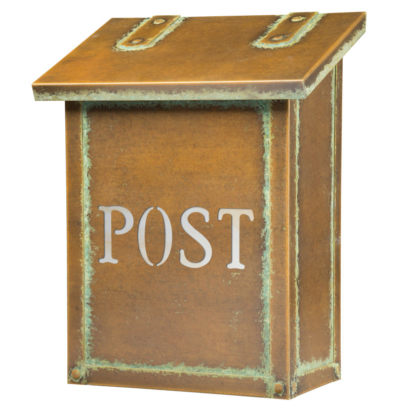 Boîte aux lettres murale classic, Miel, Vert nouveau