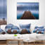 Coussin lombaire en bois seascape