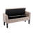 Anvee Fabric Storage Bench with Rubberwood Legs-283918298
