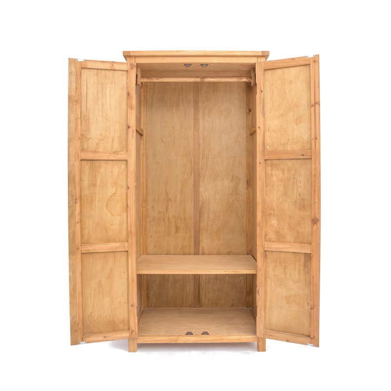 Pompey 2 Door Wardrobe, Waxed