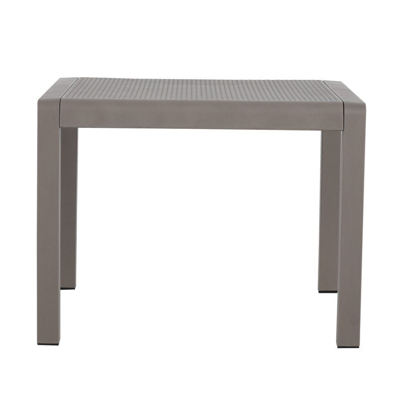Ensemble de chaises d'appoint modernes 2 pièces avec table basse - ensemble de canapé à structure en acier et en polypropylène abricot, sièges rembourrés pour le salon, le salon et le balcon (2 chaises + 1 table)