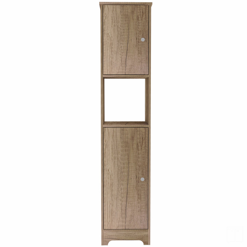 Armoire à linge à 1 tablette, Brun