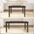 Rectangular Extendable Solid Wood Dining Table-280776653