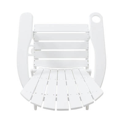 Mccombs Acacia Foldable Outdoor Adirondack Chair