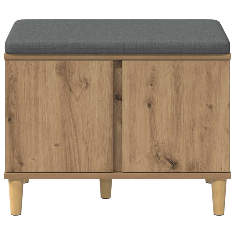 Storage Bench, Artisan Oak, 46cm H x 60cm W x 38cm D