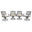 Chaise de patio pivotante avec coussin-60219949