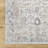Linklater Floral Machine Woven Polyester Area Rug in Gray-870951648