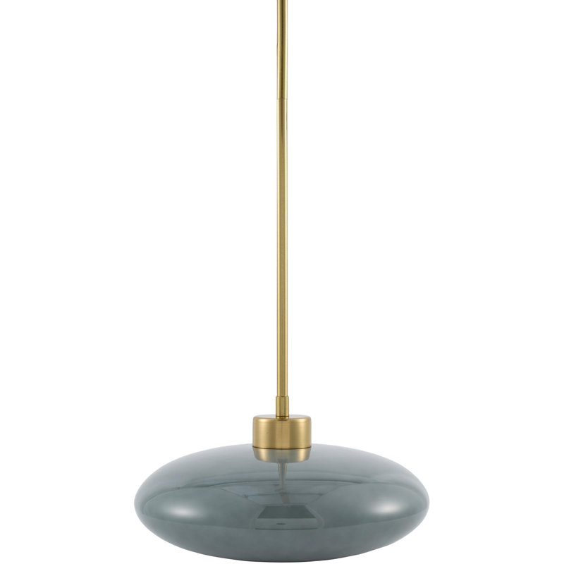 Agostino Single Light Pendant, Ice Blue