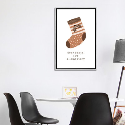 « Dear Santa it’s a long Story » par Orara studio, reproduction d’art